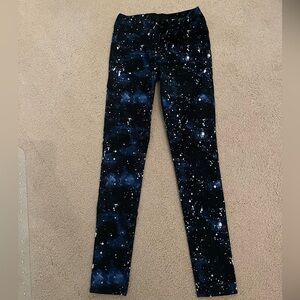 Galaxy print jeans